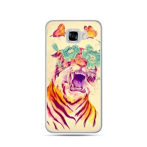 Etui na telefon Samsung Galaxy C7, egzotyczny tygrys EtuiStudio
