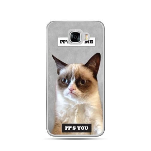 Etui na telefon Samsung Galaxy C7, grumpy kot zrzęda EtuiStudio