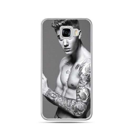 Etui na telefon Samsung Galaxy C7, Justin Bieber w tatuażach EtuiStudio