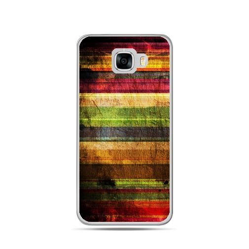 Etui na telefon Samsung Galaxy C7, kolorowe deski EtuiStudio
