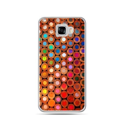 Etui na telefon Samsung Galaxy C7, kolorowe kredki EtuiStudio