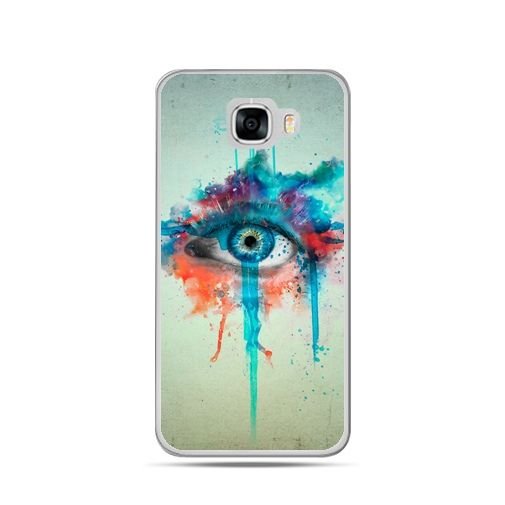 Etui na telefon Samsung Galaxy C7, kolorowe oko EtuiStudio