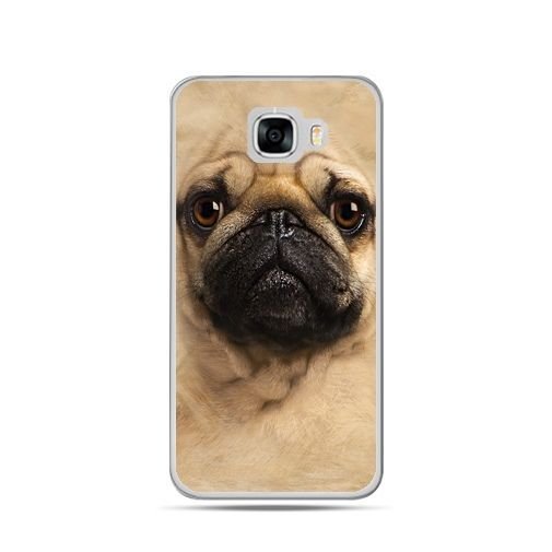 Etui na telefon Samsung Galaxy C7, pies szczeniak Face 3d EtuiStudio