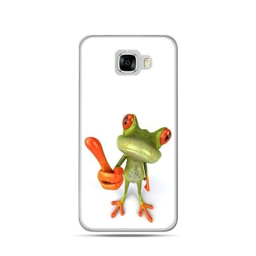 Etui na telefon Samsung Galaxy C7, śmieszna żaba EtuiStudio