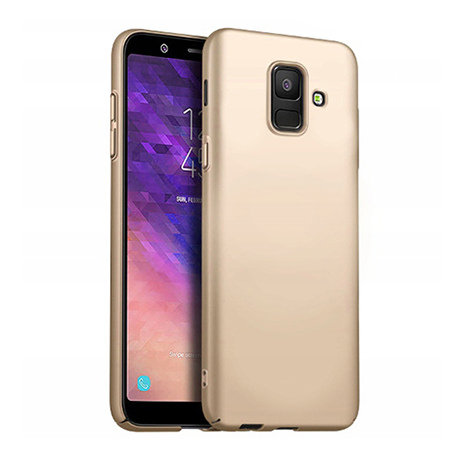 Etui na telefon Samsung Galaxy J6 2018, Slim MattE, złoty EtuiStudio