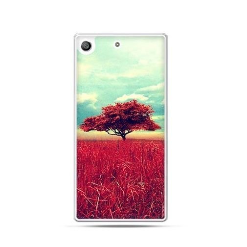 Etui na telefon Sony Xperia M5, czerwone drzewo EtuiStudio