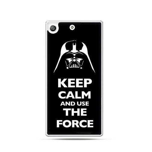 Etui na telefon Sony Xperia M5, Keep calm and use the force EtuiStudio