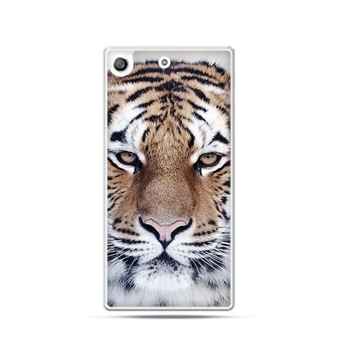 Etui na telefon Sony Xperia M5, śnieżny tygrys EtuiStudio
