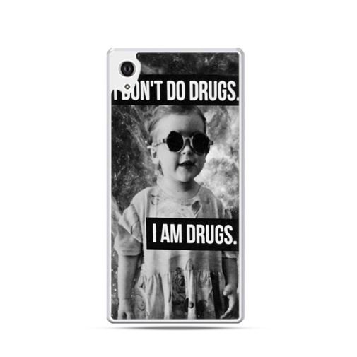 Etui na telefon Sony Xperia Z1, I don`t do drugs I am drugs EtuiStudio
