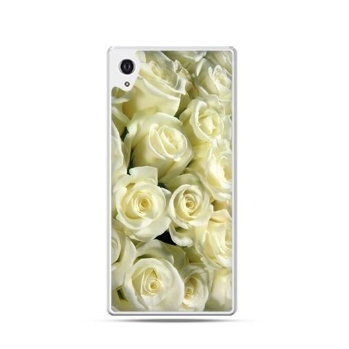 Etui na telefon Sony Xperia Z2, białe róże EtuiStudio
