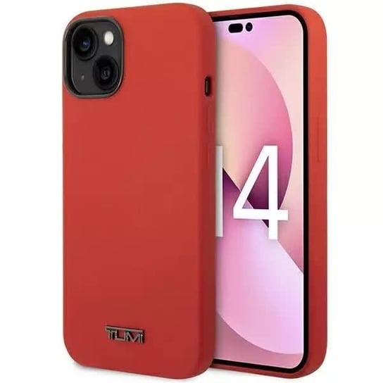 Etui na telefon Tumi Liquid Silicone hardcase do iPhone 14 czerwony/red 4kom.pl