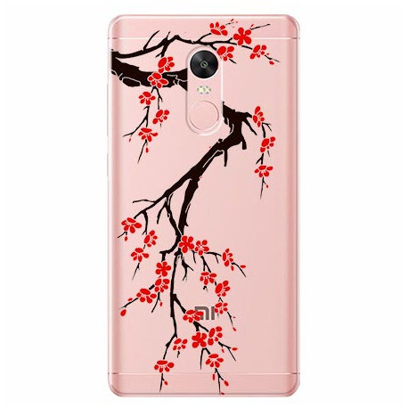 Etui na telefon Xiaomi Redmi 5 - Krzew kwitnącej wiśni. EtuiStudio
