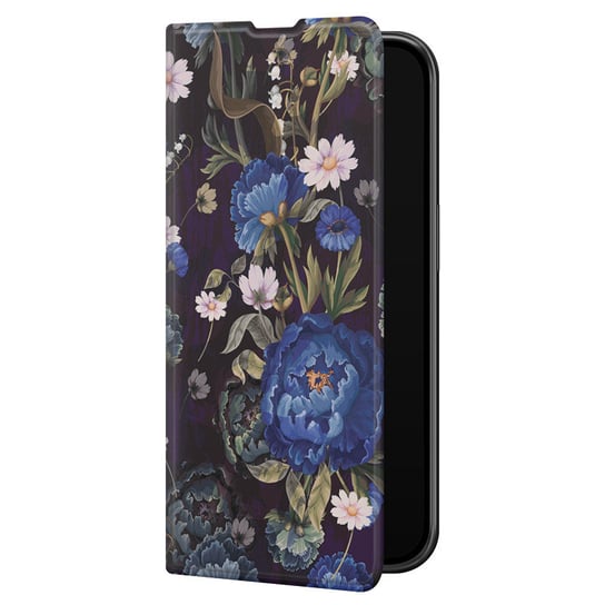 Etui na telefon z klapką Xiaomi Redmi Note 13 5G Niebieskie piwonie PieceofCase