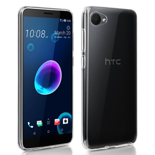 Etui na tył i szkło hartowane Clear HTC Desire 12 Avizar