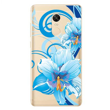 Etui na Xiaomi Redmi 5 Plus - Niebieski kwiat północy. EtuiStudio