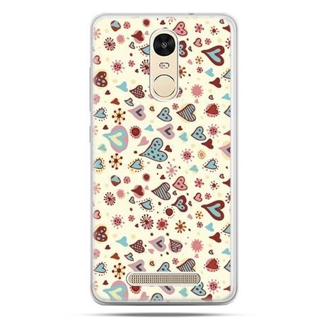 Etui na Xiaomi Redmi Note 3, kolorowe serca EtuiStudio