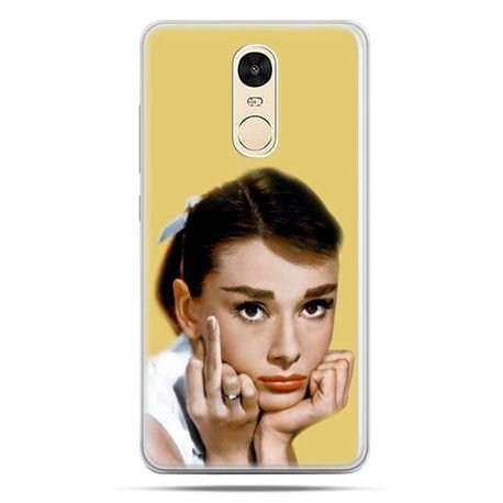 Etui na Xiaomi Redmi Note 4 - Audrey Hepburn Fuck You EtuiStudio