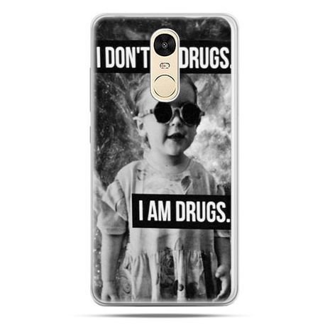 Etui na Xiaomi Redmi Note 4 - I don`t do drugs I am drugs EtuiStudio