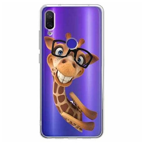 Etui na Xiaomi Redmi Note 7 Pro - Wesoła żyrafa w okularach. EtuiStudio