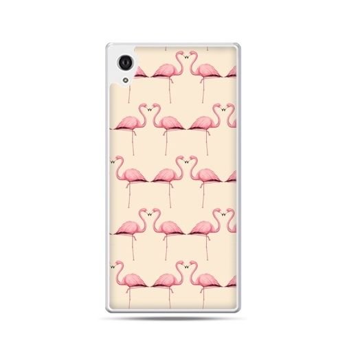 Etui na Xperia M4 Aqua, flamingi EtuiStudio