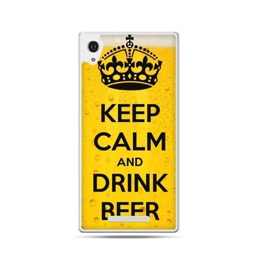 Etui na Xperia T3, Keep calm and drink beer EtuiStudio