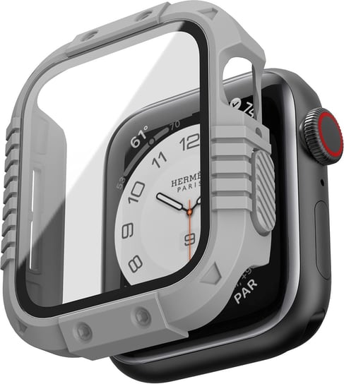 ETUI NA ZEGAREK APPLE WATCH 4/5/6/SE 44mm OBUDOWA WZMOCNIONA SZARA MATOWA Inna marka