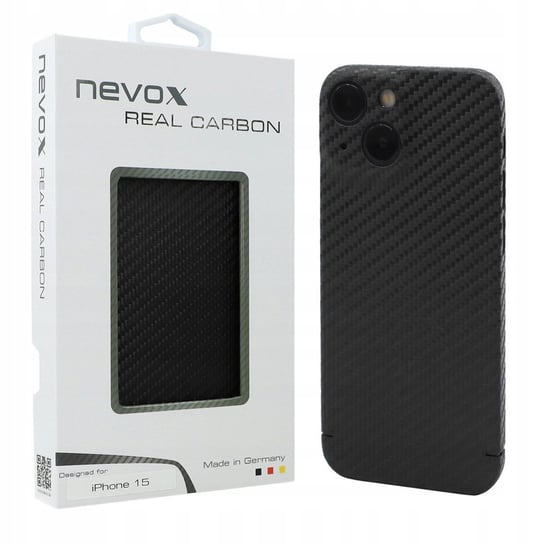 Etui Nevox CarbonSeries do iPhone 15, czarne Inna marka