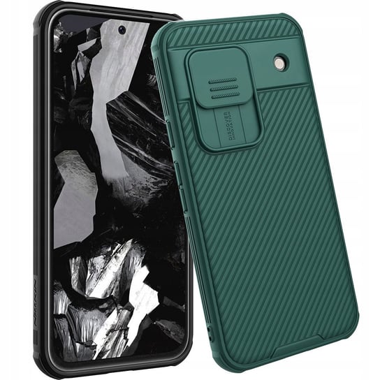 Etui Nillkin CamShield Pro do Google Pixel 8A, ciemnozielone Nillkin