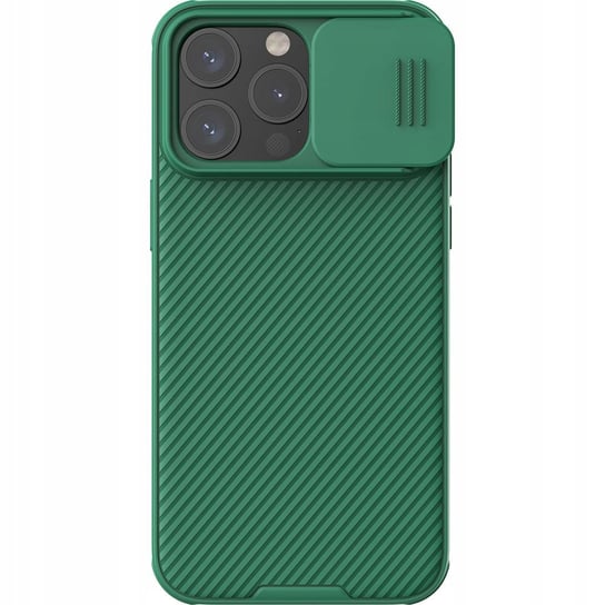 Etui Nillkin CamShield Pro do iPhone 15 Pro, zielone Nillkin