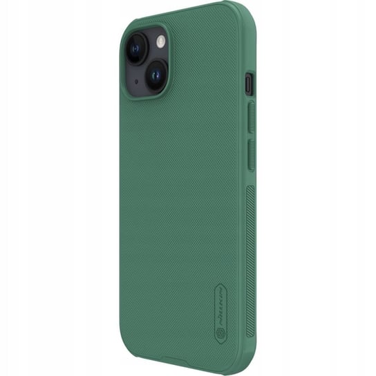 Etui Nillkin Frosted Shield Pro MagSafe do iPhone 15, zielone Nillkin