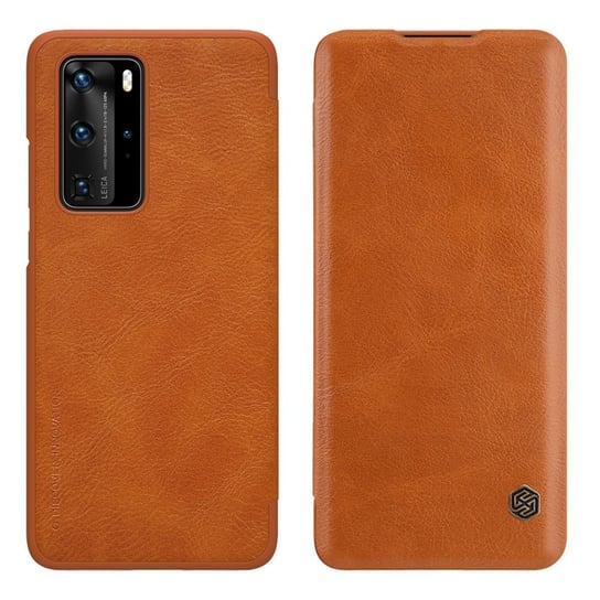 Etui Nillkin QIN do Huawei P40 Pro (Brązowe) Nillkin