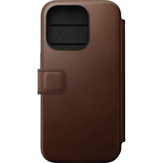 Etui Nomad Modern Leather do iPhone 15 Pro, brązowe NOMAD