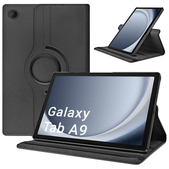 Etui Obrotowe 360 do Samsung Galaxy Tab A9 8.7 X110/X115 (Czarne) Inna marka