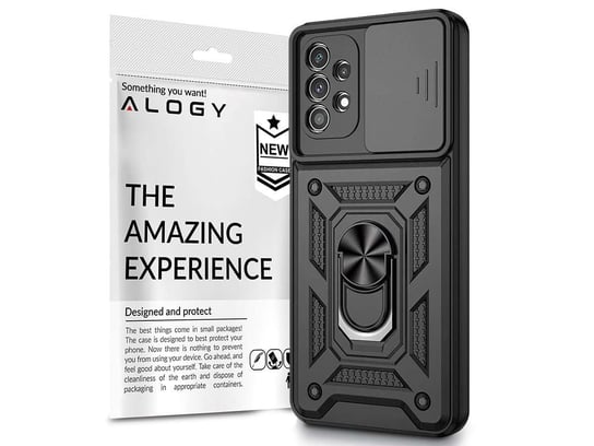 Etui obudowa Alogy Camshield Stand Ring z osłonką na aparat do Samsung Galaxy A32 4G Samsung