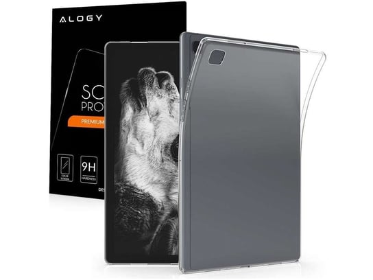 Etui obudowa case do Galaxy Tab A7 10.4 T500/T505 silikonowe przezroczyste + Szkło 4kom.pl