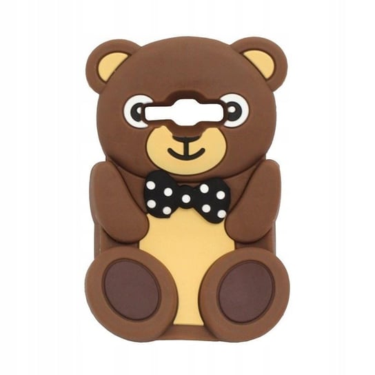 Etui Obudowa Case do Samsung Galaxy J1 2016 J120F Nakładka 3D TEDDY czarny GSM-HURT