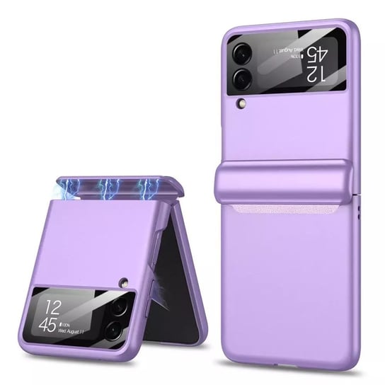 Etui obudowa case Icon do Samsung Galaxy Z Flip 4 Violet 4kom.pl