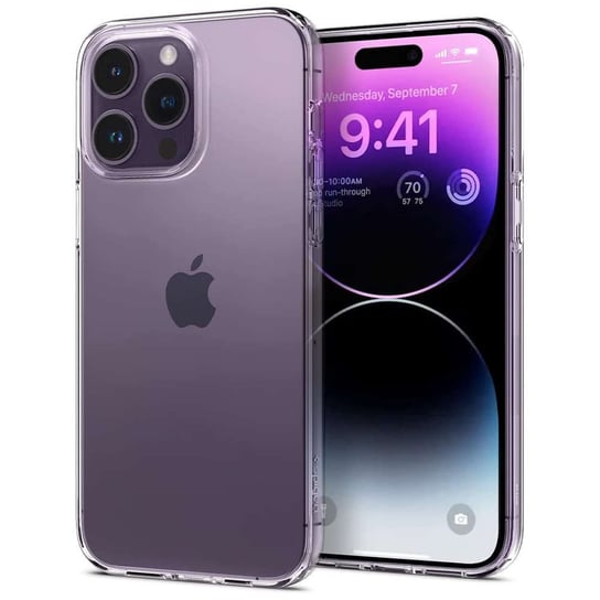 Etui obudowa case Spigen Liquid Crystal do Apple iPhone 14 Pro Crystal Clear 4kom.pl