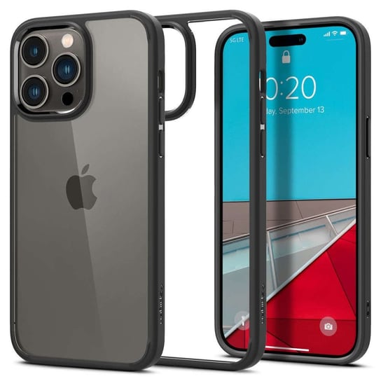 Etui obudowa case Spigen Ultra Hybrid do Apple iPhone 14 Pro Max Matte Black 4kom.pl