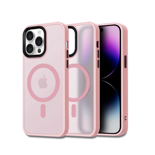Etui obudowa MagSafe iPhone 15 Pro różowe GK PROTECTION