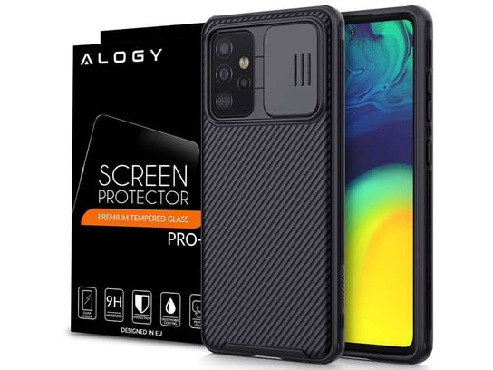 Etui obudowa Nillkin CamShield Pro do Samsung Galaxy A52 LTE/ 5G Black + Szkło Nillkin