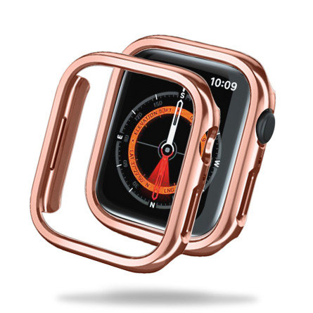 Etui obudowa ochronna Apple Watch 7/8/9 (41MM) różowe złoto GK PROTECTION