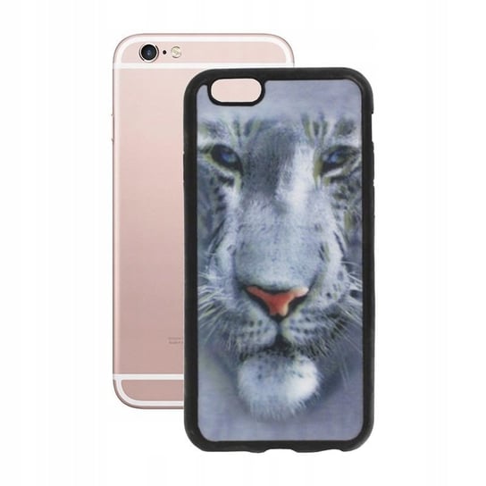 Etui Obudowa Pokrowiec Case do Apple iPhone 6 6S 4,7 silikonowe 3D Tygrys GSM-HURT