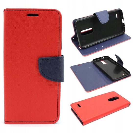 Etui Obudowa Pokrowiec Case do LG K10 2018 K11 Fancy Diary czerwony GSM-HURT