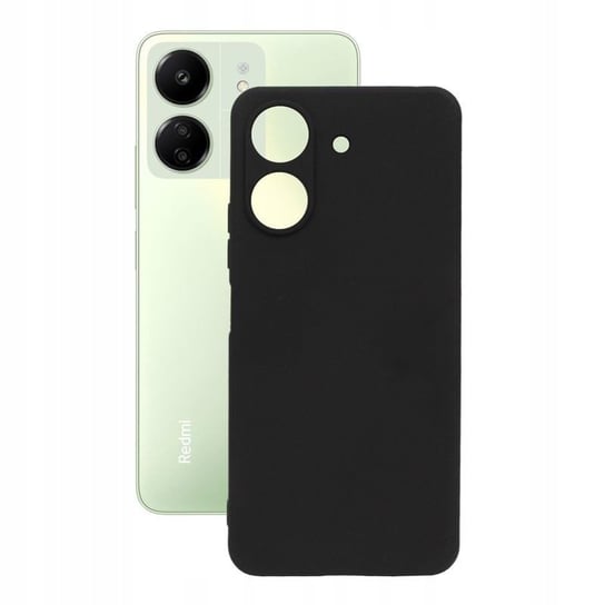 Etui Obudowa Pokrowiec Case Jelly Case do Xiaomi Redmi 13C czarne MATT GSM-HURT