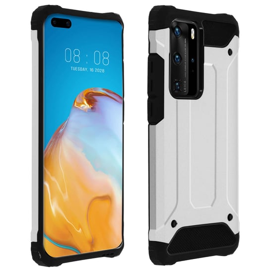 Etui Ochronne Defender Ii Series Do Huawei P40 Pro, Odporne Na Upadki (1,80 M) Srebrne Avizar