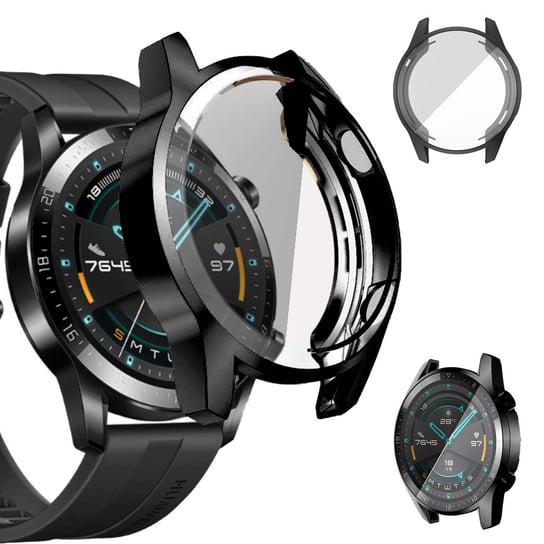 Etui ochronne do Huawei Watch GT2 46mm Czarne Garett