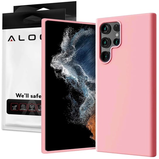 Etui ochronne do telefonu Alogy Thin Soft Case do Samsung Galaxy S22 Ultra Różowe 4kom.pl