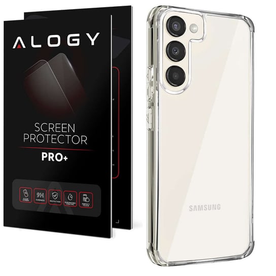 Etui ochronne FlexAir Hybrid obudowa na telefon do Samsung Galaxy S23 Clear Case przezroczyste + Szkło 4kom.pl