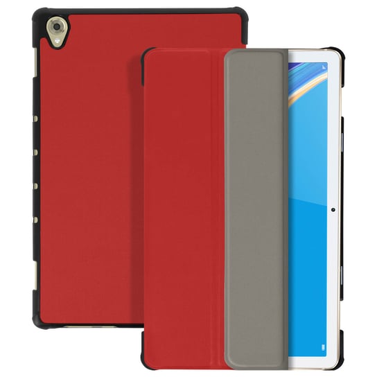 Etui ochronne Huawei MediaPad M6 10.8 Obsługa wideo i czerwona smukła klawiatura Avizar